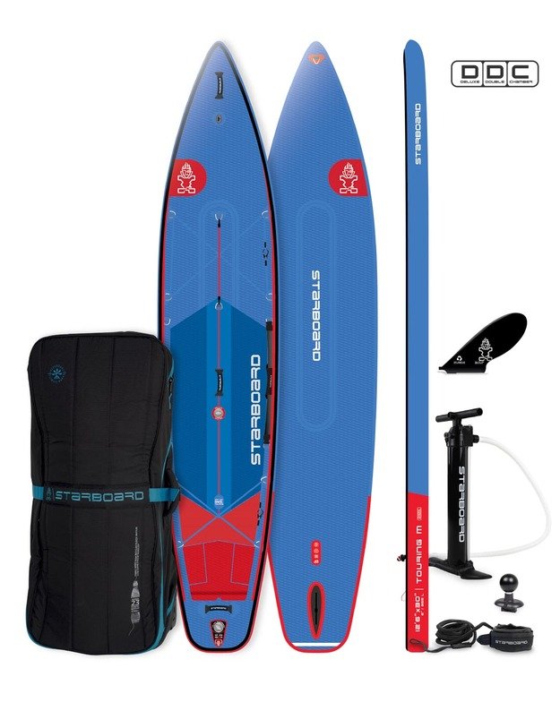 Starboard Touring M 12'6" x 30" x 6" Deluxe Double Chamber irklentės kompletas 2