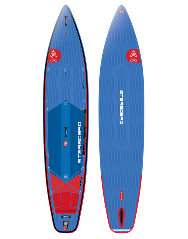 Starboard Touring M 12'6" x 30" x 6" Deluxe Double Chamber irklentės kompletas