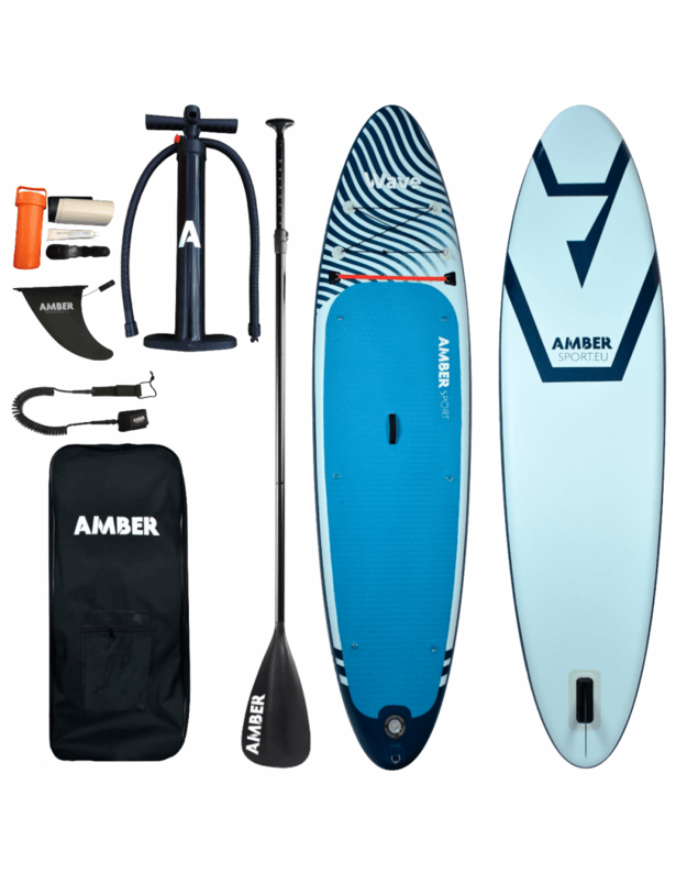 AMBER WAVE 10'8" V2 SUP Board Package 1
