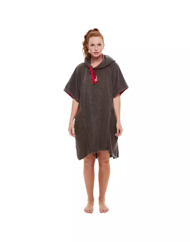 RED Original moteriškas pončas - rankšluostis (pilkas)