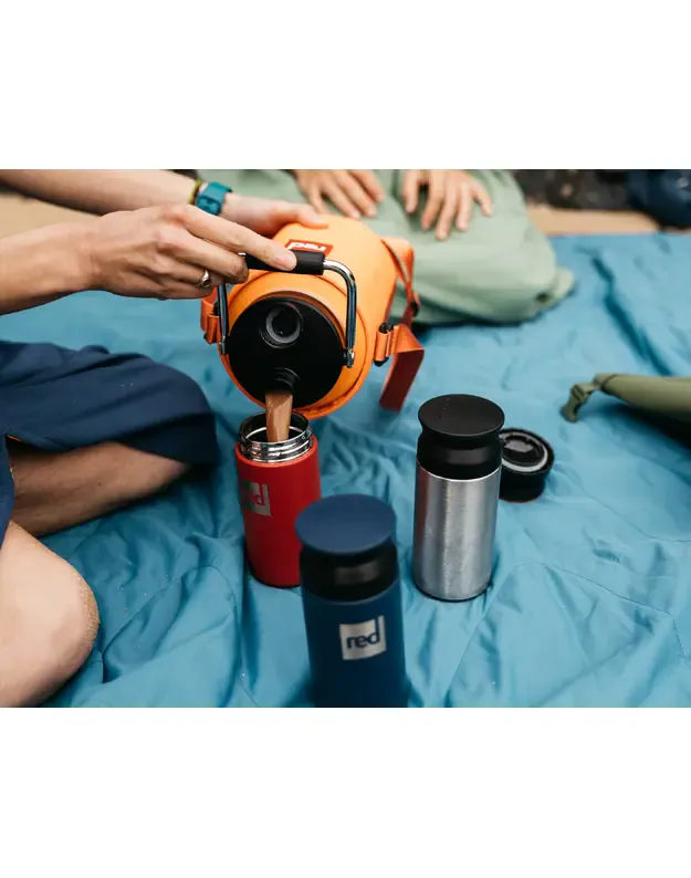 Red nerūdijančio plieno termo puodelis 330 ml. - oranžinis 7