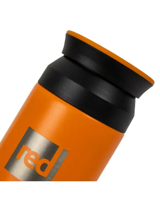 Red nerūdijančio plieno termo puodelis 330 ml. - oranžinis 3