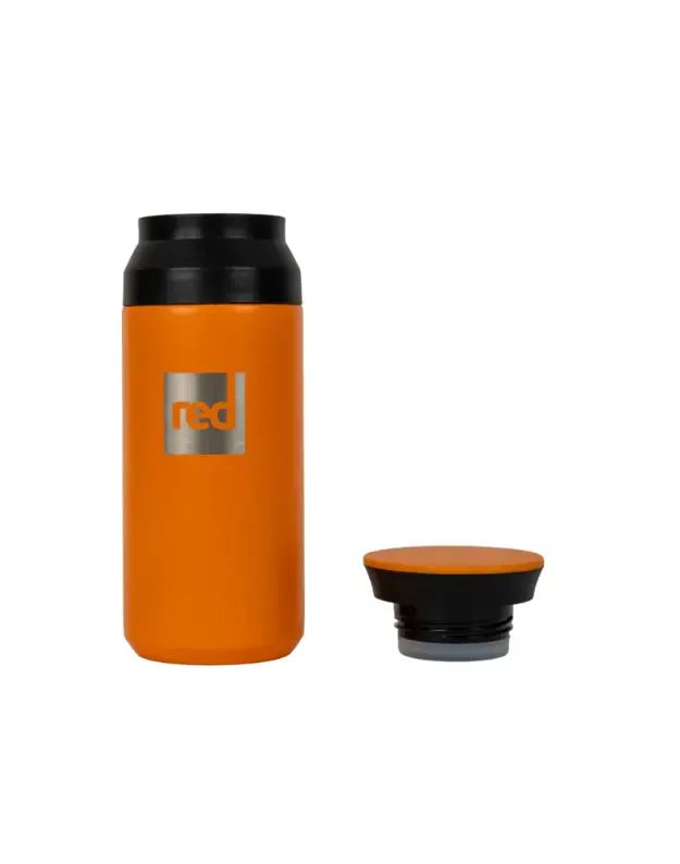 Red nerūdijančio plieno termo puodelis 330 ml. - oranžinis 1