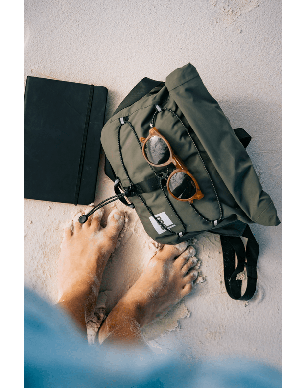 RED Lightweight Waterproof Crossbody Bag 7L – Olive Green 1