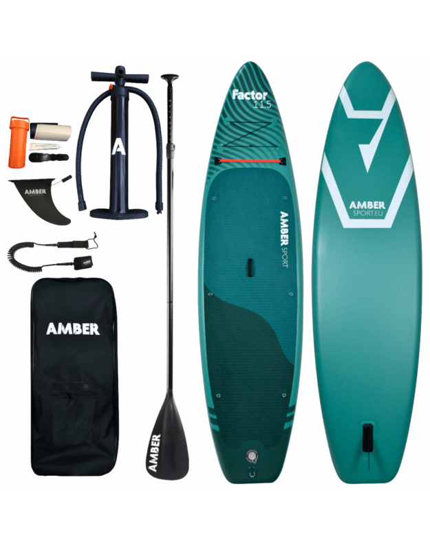AMBER FACTOR 11'5" V2 SUP Board Package 1