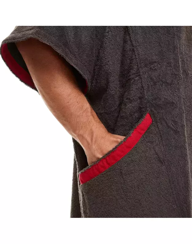 RED Original vyriškas pončas - rankšluostis (pilkas) 5