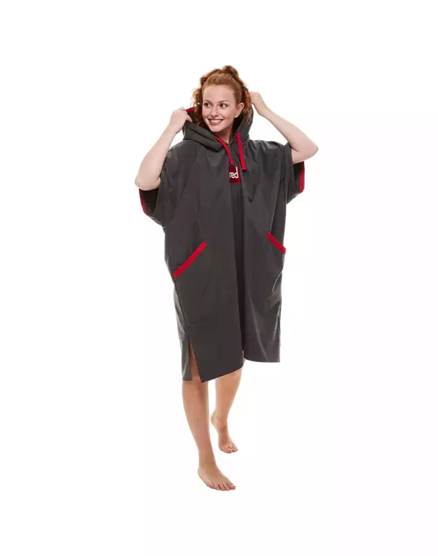 Women's Quick Dry Microfibre Changing Robe (grey)