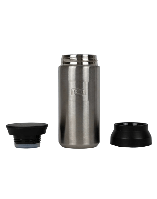 Red nerūdijančio plieno termo puodelis 330 ml. 