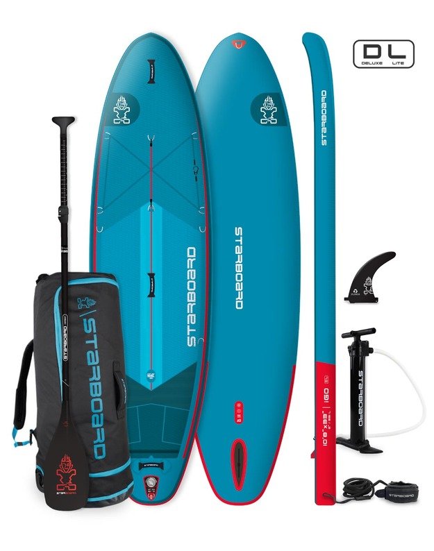 Starboard iGO 10'8" Deluxe Lite Carbon Paddle irklentės kompletas 1