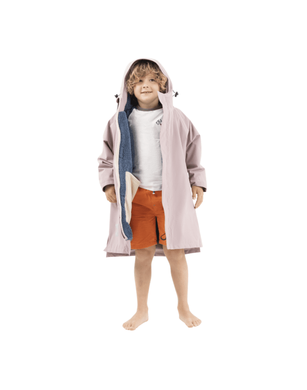 Red Equipment Kids' Long Sleeve Waterproof Changing Robe EVO Pro - Salty Pink
