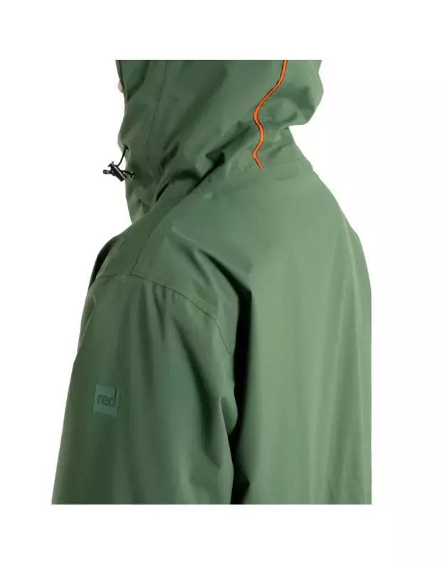 RED Original vyriškas šiltas apsiaustas ilgomis rankovėmis (Miško žalia) Slimline EVO 9