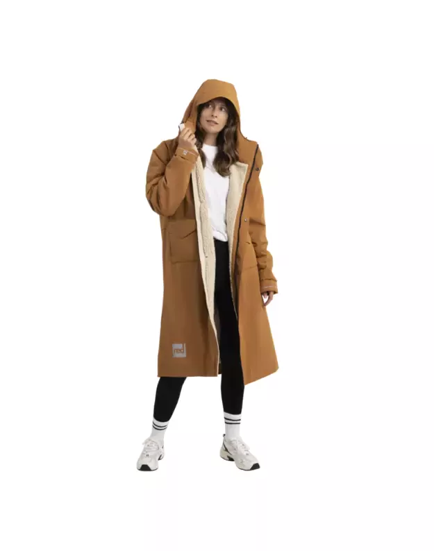 RED moteriška vandeniui atspari Parka striukė, paltas (Karamelinė) Slimline EVO 1 RED moteriška vandeniui atspari Parka striukė, paltas (Karamelinė) Slimline EVO 1