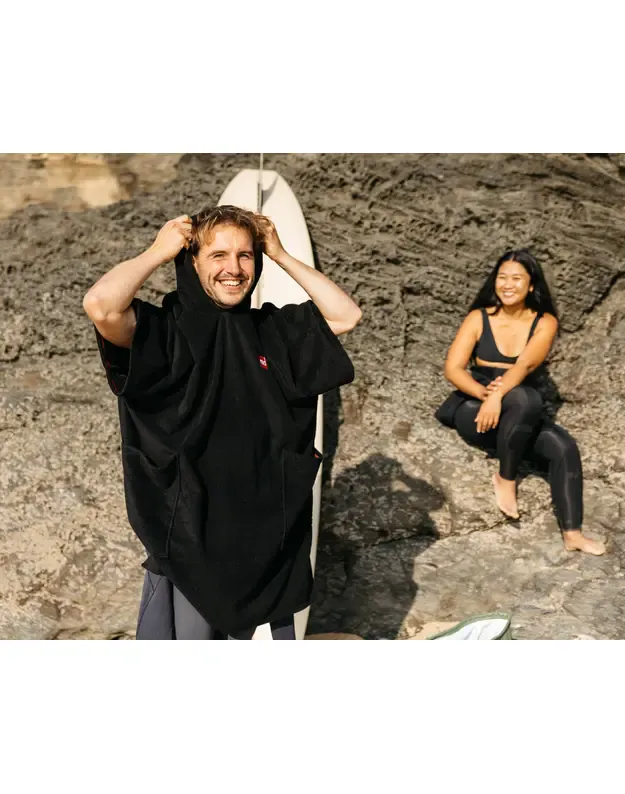 RED vyriškas pončas - rankšluostis (juodas) 8