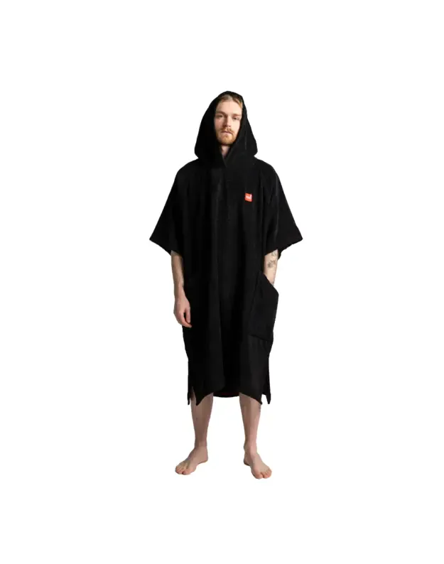 RED vyriškas pončas - rankšluostis (juodas) 1