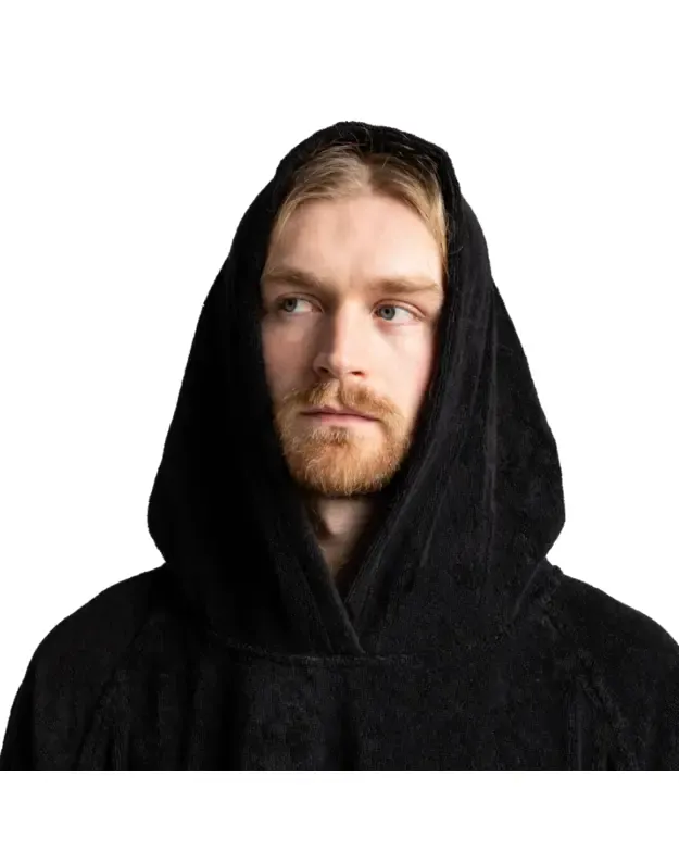 RED vyriškas pončas - rankšluostis (juodas) 4