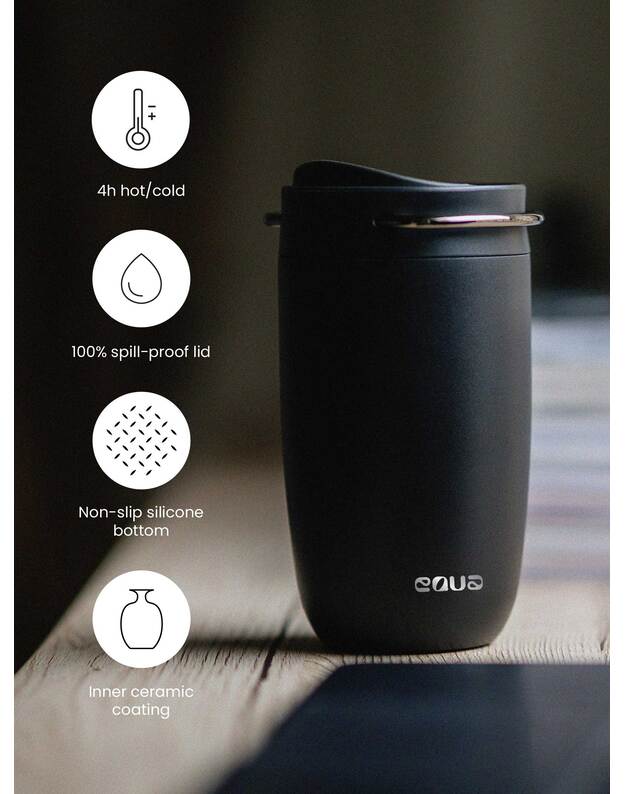Equa 300 ml termo cup (Black) 3