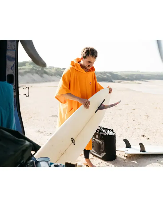 RED vyriškas pončas - rankšluostis (oranžinis) 7