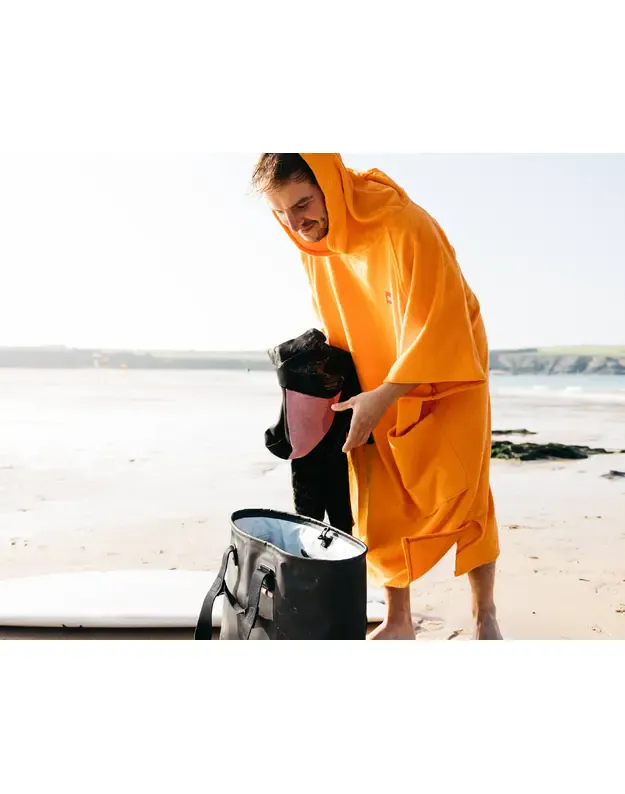 RED vyriškas pončas - rankšluostis (oranžinis) 10