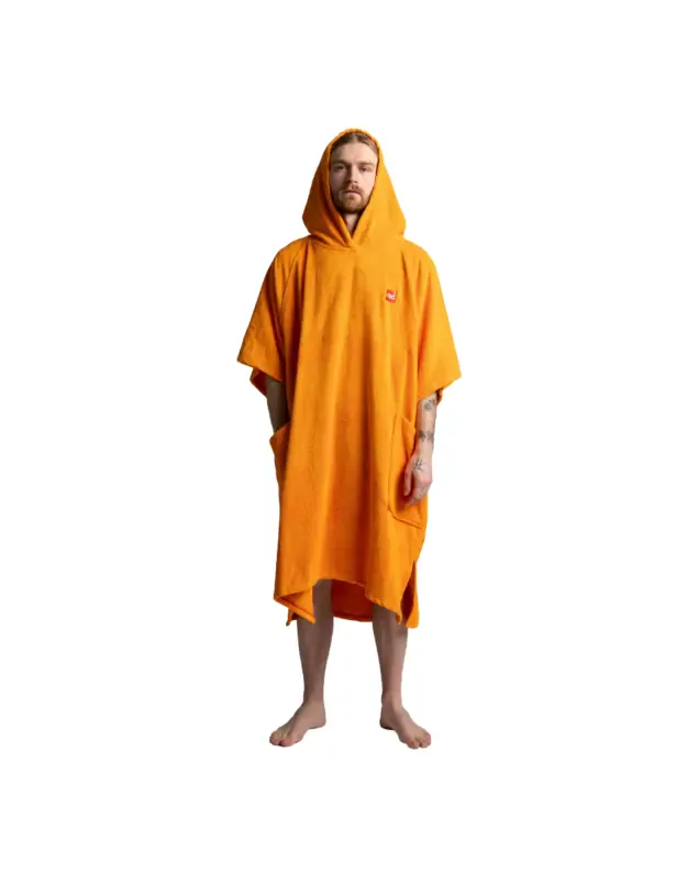 RED vyriškas pončas - rankšluostis (oranžinis) 1