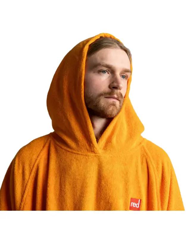 RED vyriškas pončas - rankšluostis (oranžinis) 4