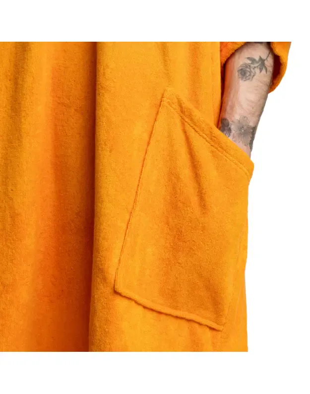 RED vyriškas pončas - rankšluostis (oranžinis) 6