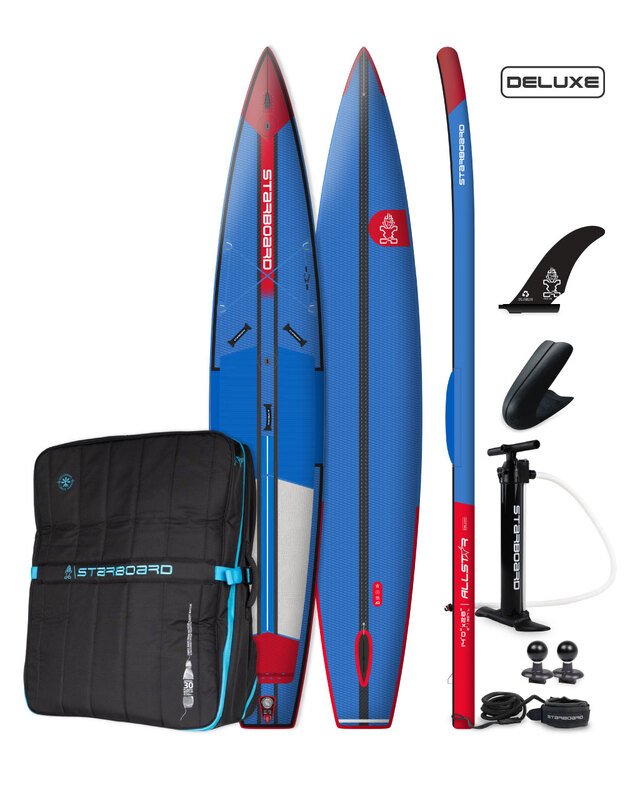 Starboard All Star Airline 14'0" x 28" x 6" Deluxe lenktyninės irklentės komplektas 1