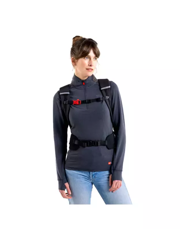 Lightweight Waterproof Backpack 22L - Obsidian Black 9
