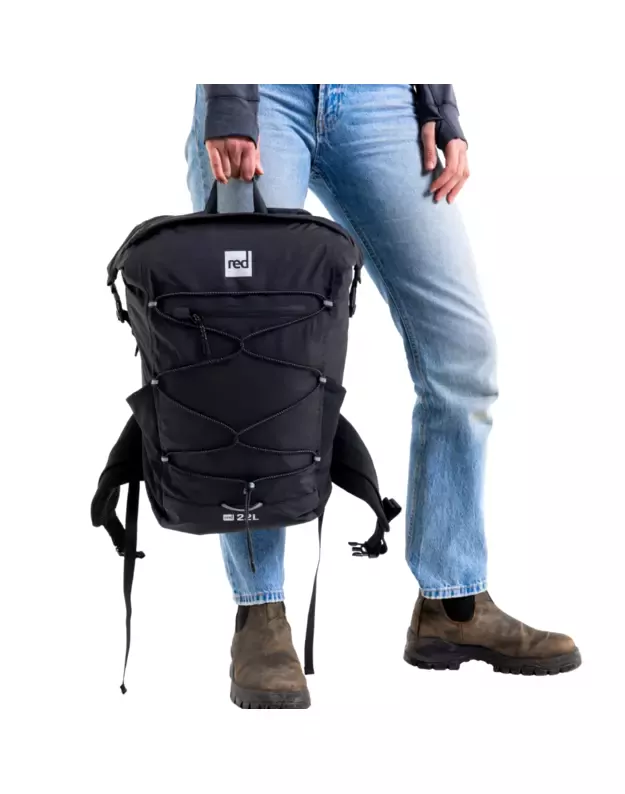Lightweight Waterproof Backpack 22L - Obsidian Black 8