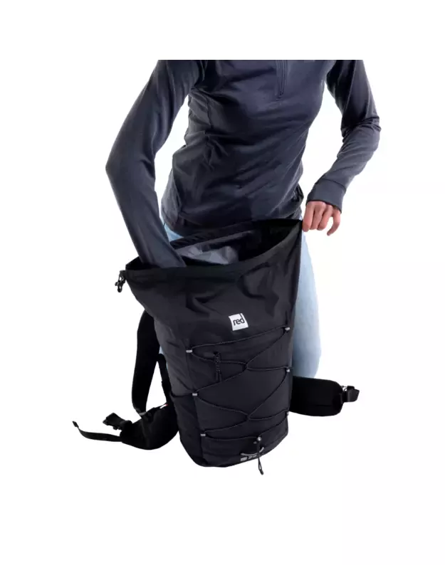 Lightweight Waterproof Backpack 22L - Obsidian Black 7
