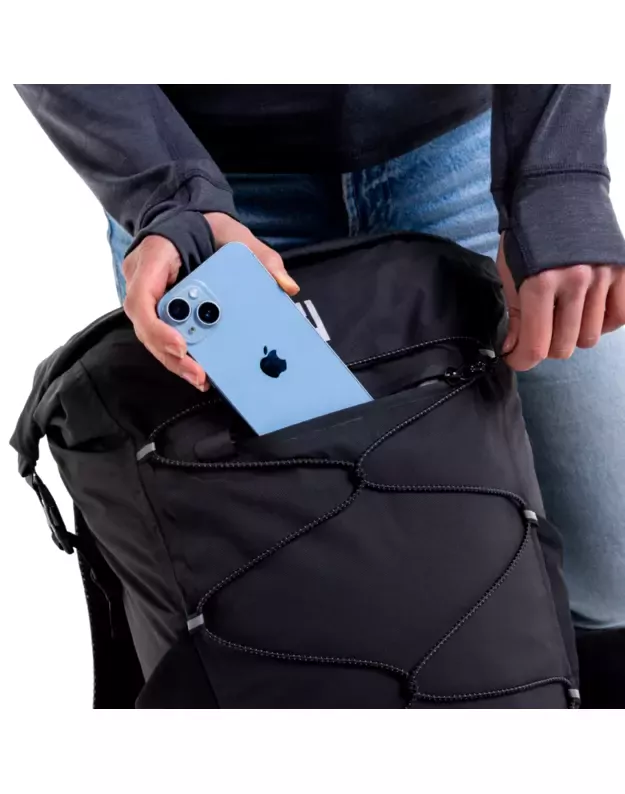 Lightweight Waterproof Backpack 22L - Obsidian Black 5