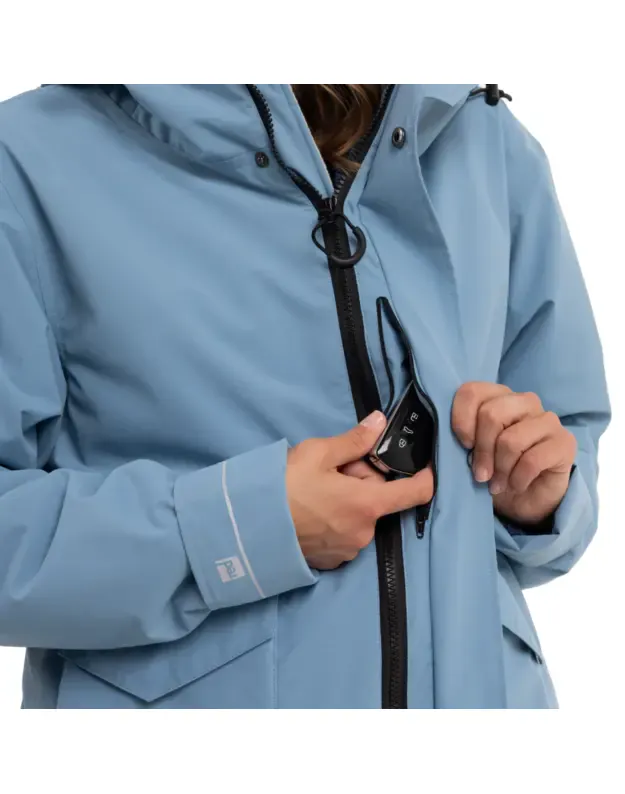 RED moteriška vandeniui atspari Parka striukė, paltas (Šviesiai mėlyna) Slimline EVO 9