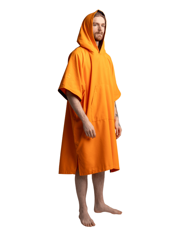 RED vyriškas mikropluošto pončas - rankšluostis (Oranžinis) 8