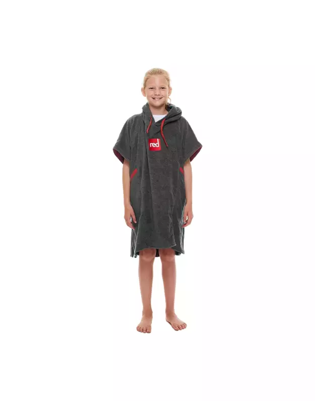 RED Original vaikiškas pončas - rankšluostis (pilkas)
