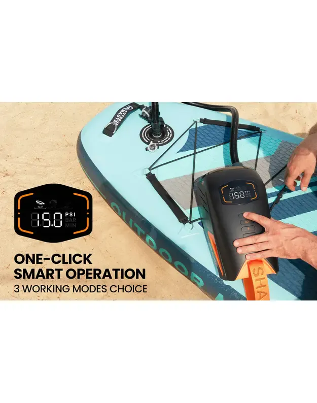Outdoor Master Shark III 20PSI SUP Pump 8