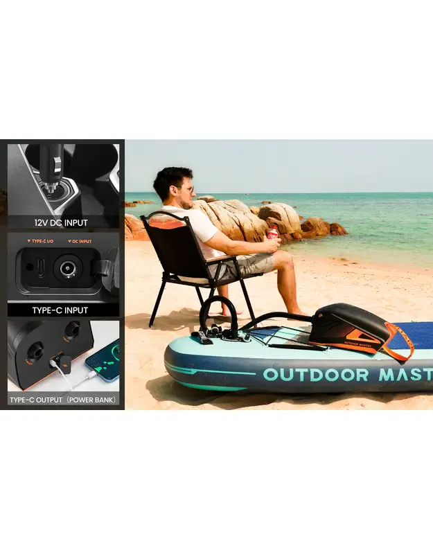 Outdoor Master Shark III 20PSI SUP Pump 7