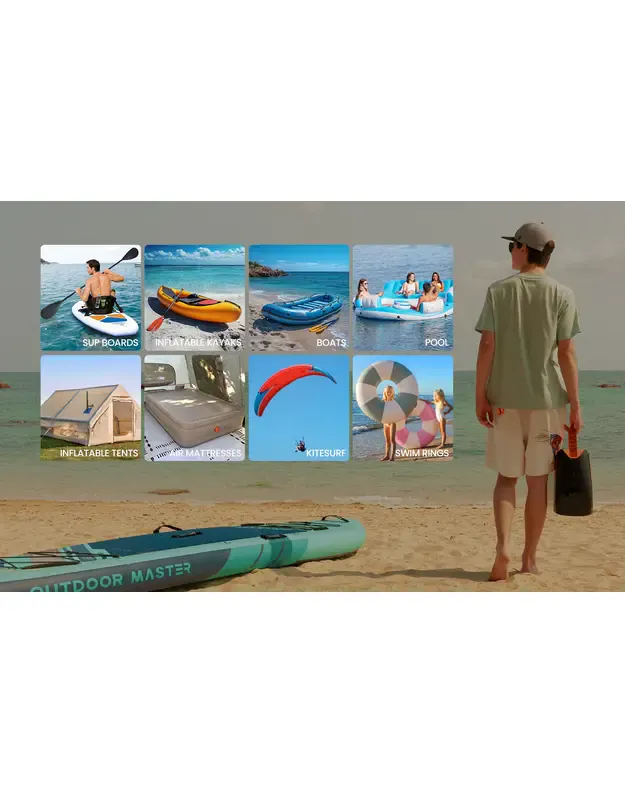 Outdoor Master Shark III 20PSI SUP Pump 9