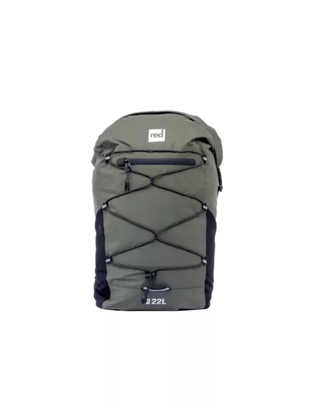 Lightweight Waterproof Backpack 22L - Olive Green