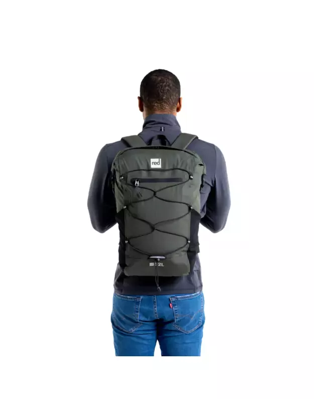 Lightweight Waterproof Backpack 22L - Olive Green 6