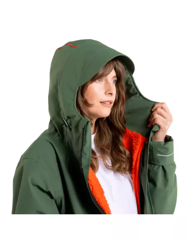 RED Original moteriškas šiltas apsiaustas (Miško Žalia) Slimline EVO 8