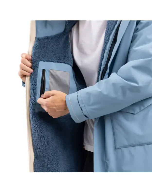 RED vyriška vandeniui atspari Parka striukė, paltas (Šviesiai mėlynas) Slimline EVO 8