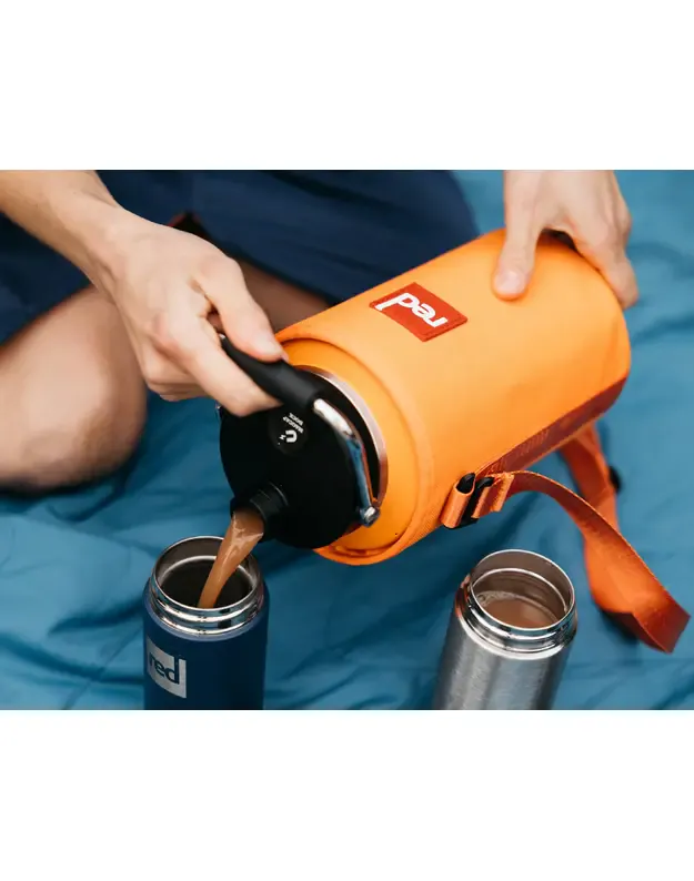 Red 2L nerūdijančio plieno termo gertuvė - Oranžinė 4