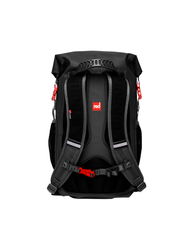 Red Apex Adventure Waterproof Backpack 30L - Obsidian Black 4