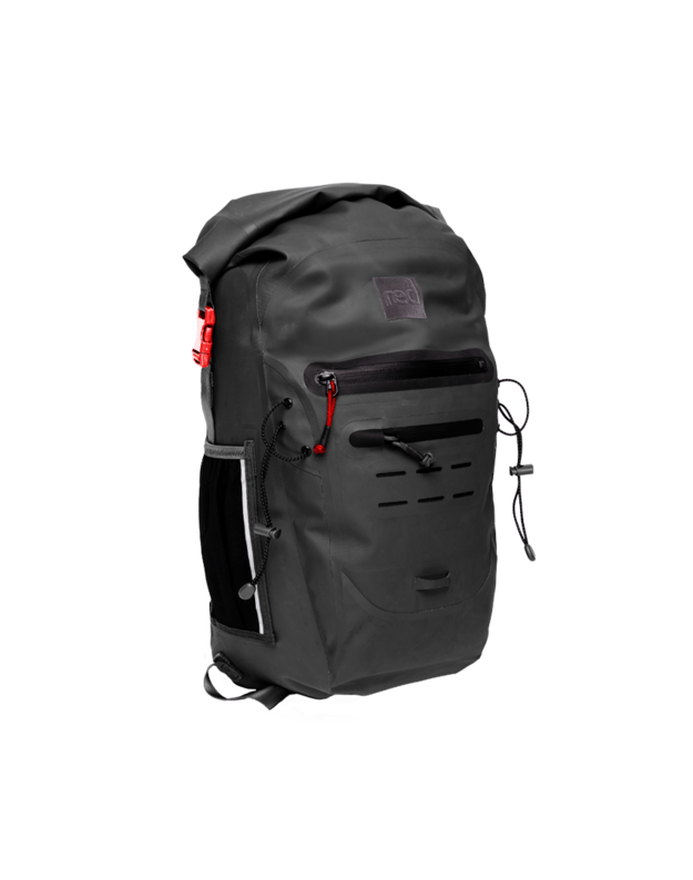 Red Apex Adventure Waterproof Backpack 30L - Obsidian Black 6