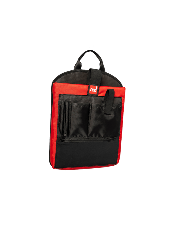 Red Apex Adventure Waterproof Backpack 30L - Obsidian Black 7