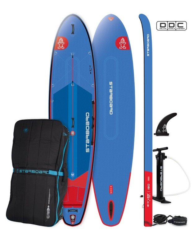Starboard iGO 12'0" x 33" x 6" Deluxe Double Chamber irklentės kompletas 2