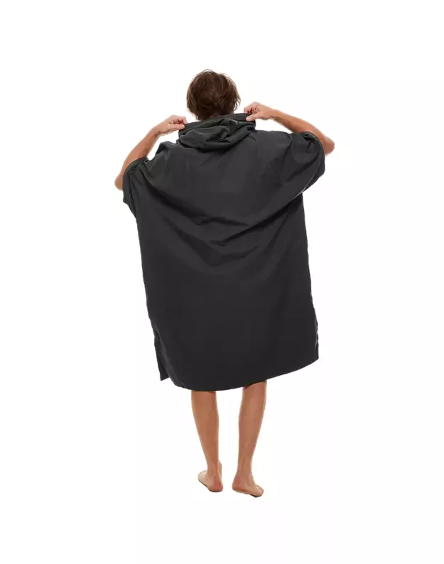 Men's Quick Dry Microfibre Changing Robe (grey) 2