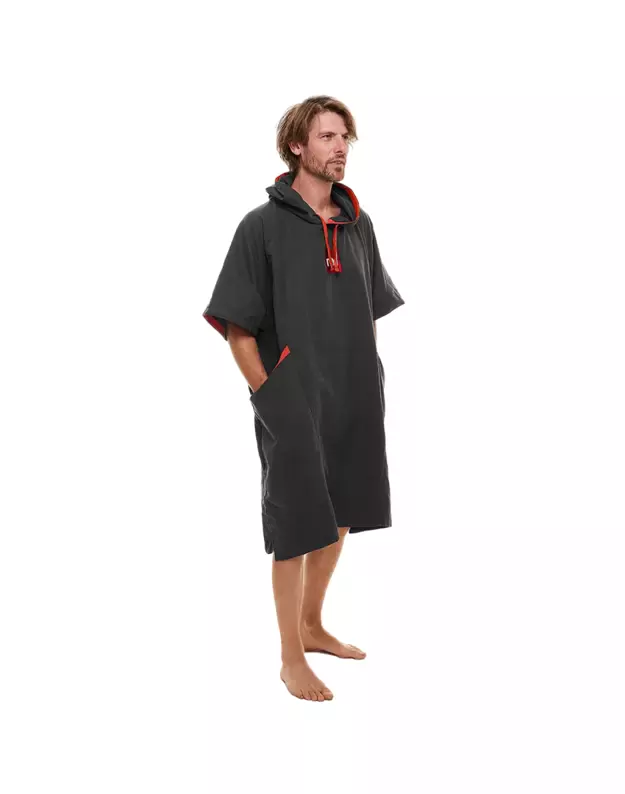 Men's Quick Dry Microfibre Changing Robe (grey) 1