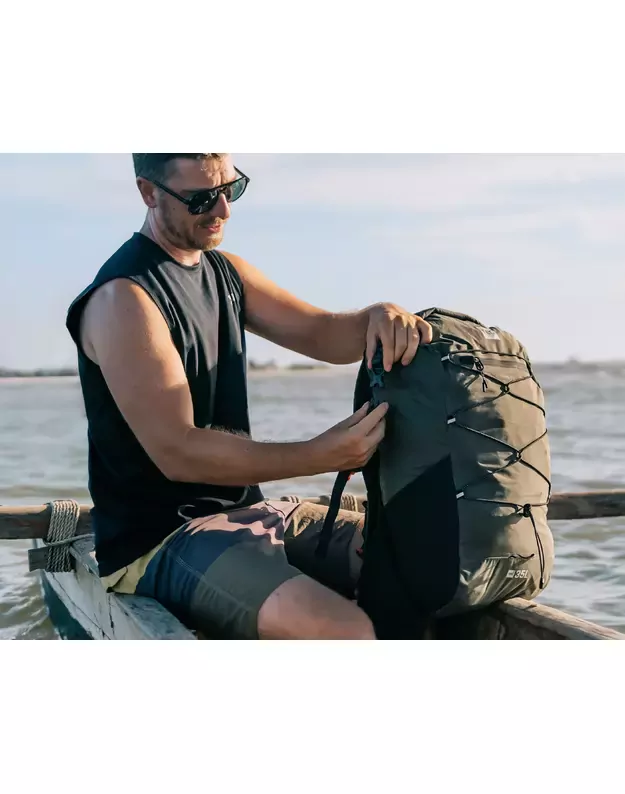 Lightweight Waterproof Backpack 35L - Olive Green 14