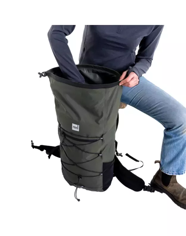 Lightweight Waterproof Backpack 35L - Olive Green 6