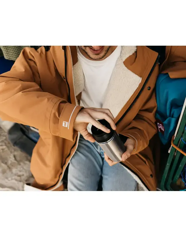 Red nerūdijančio plieno termo puodelis 330 ml. - Raudonas 11